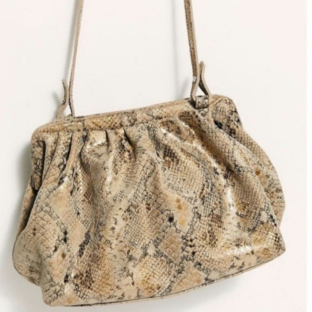 Free People Echo Snake Purse Bag - Picture 2 of 6
